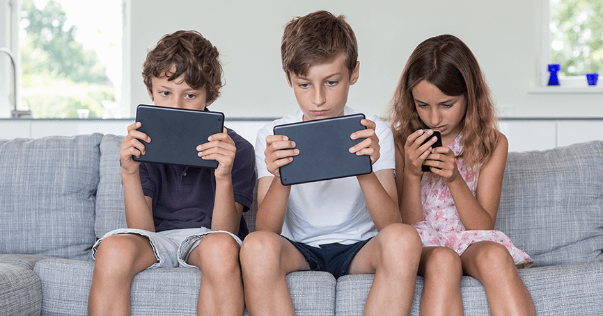 uso de pantallas en niños